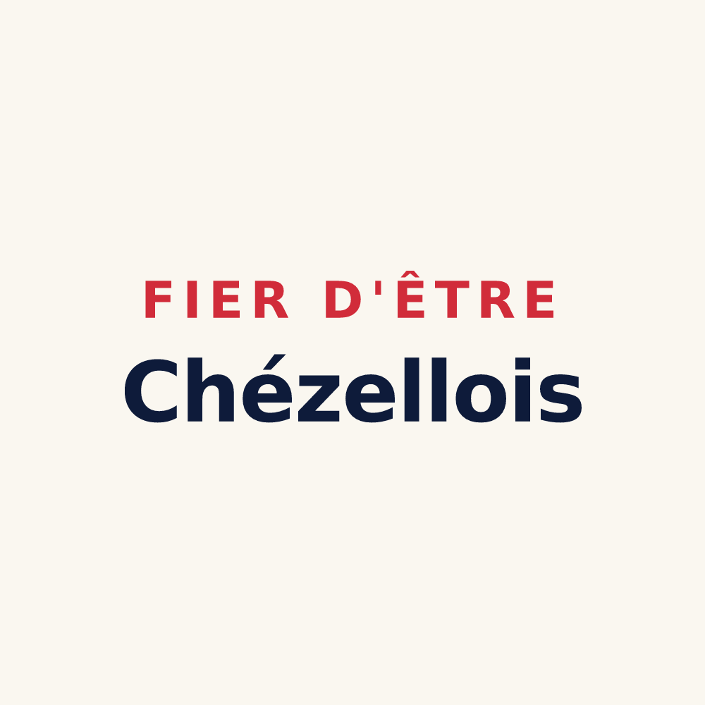 Tasse « Fier d'être Chézellois » — design pour Chezelles
