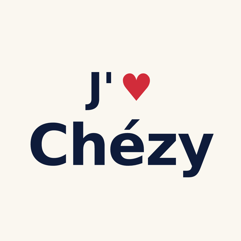 Tasse personnalisée Chézy — design J'aime Chézy