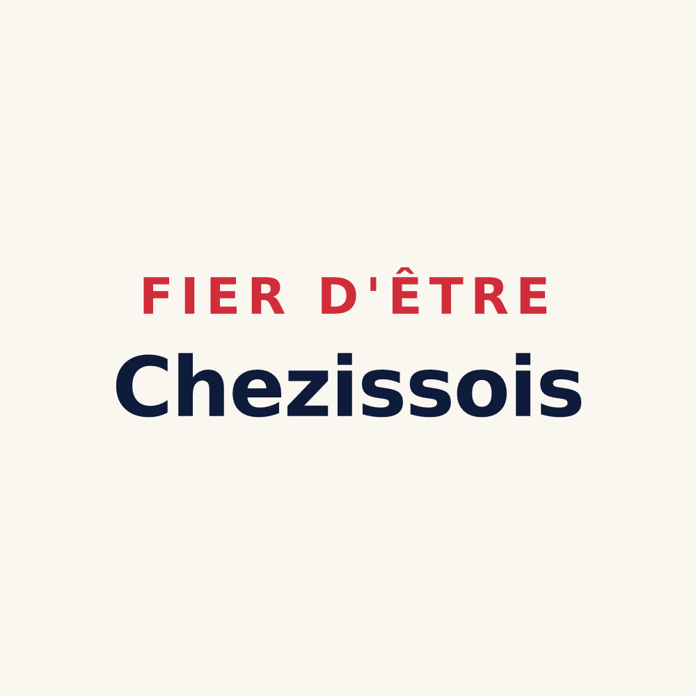 Tasse « Fier d'être Chezissois » — design pour Chézy