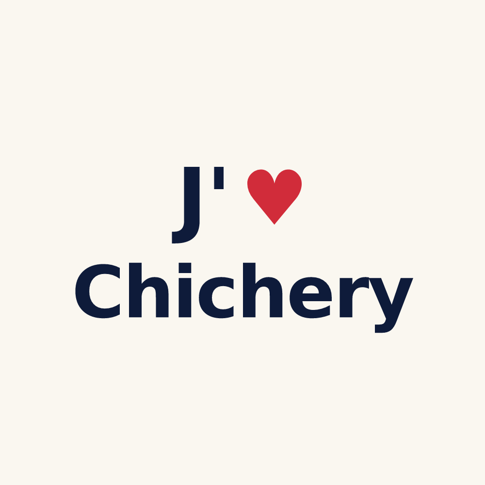 Tasse personnalisée Chichery — design J'aime Chichery