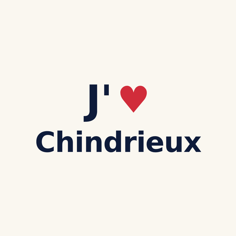 Tasse personnalisée Chindrieux — design J'aime Chindrieux