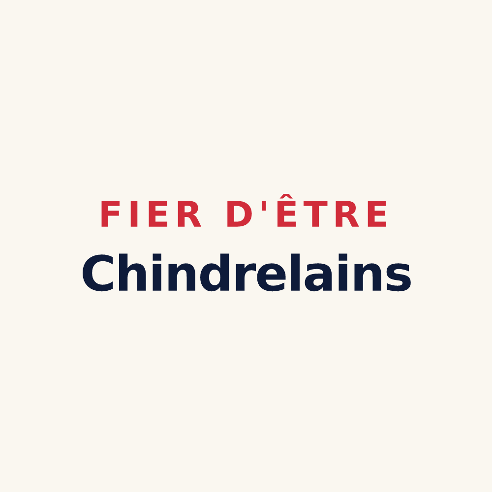 Tasse « Fier d'être Chindrelains » — design pour Chindrieux