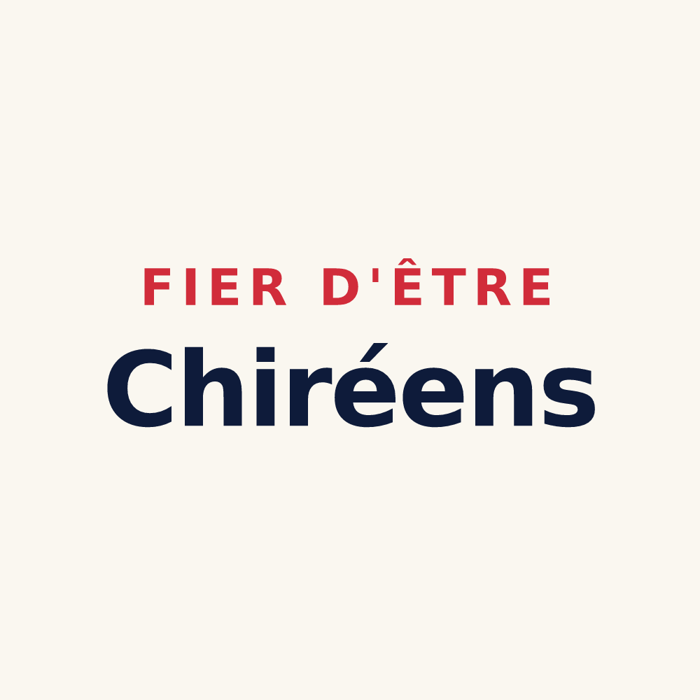 Tasse « Fier d'être Chiréens » — design pour Chiré-en-Montreuil