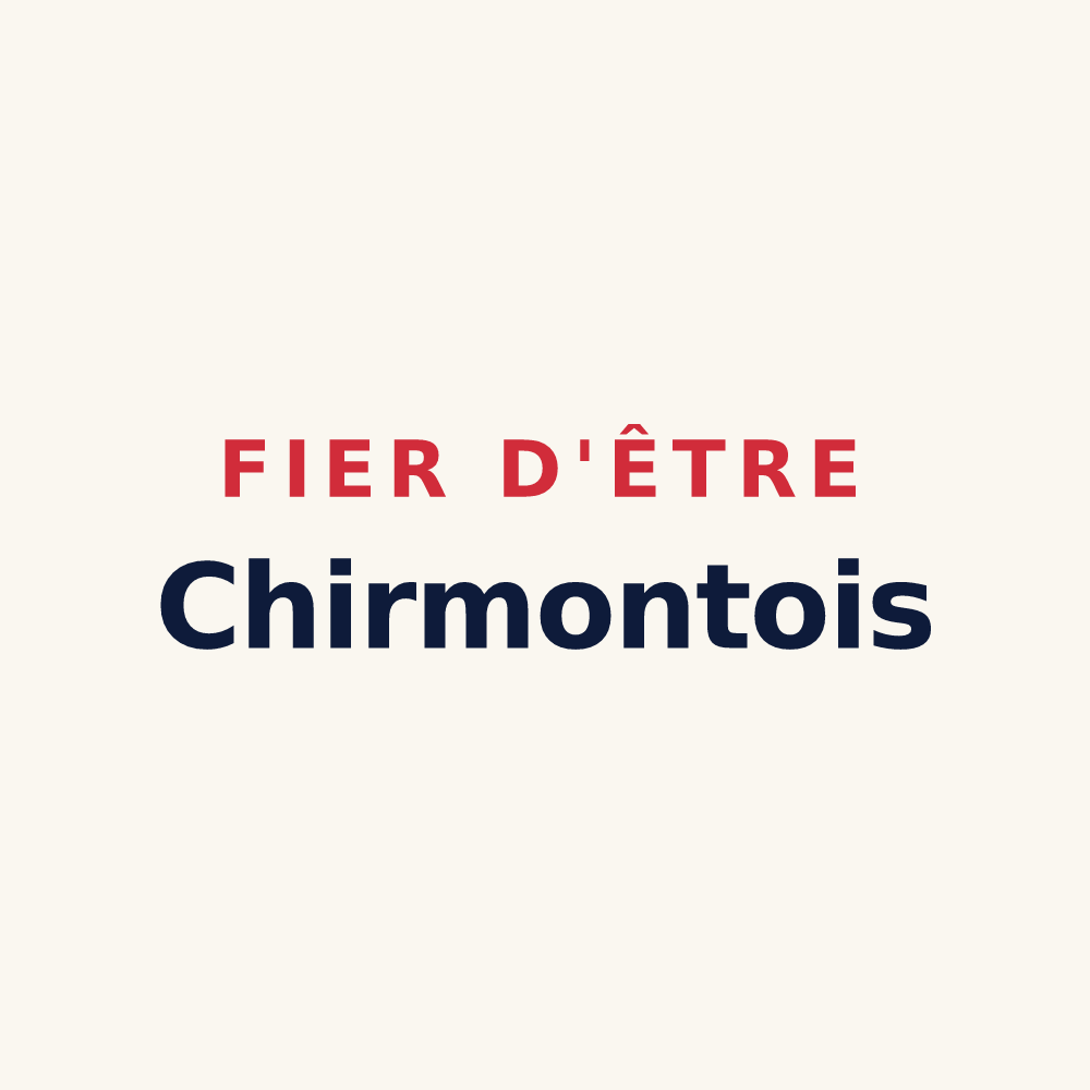 Tasse « Fier d'être Chirmontois » — design pour Chirmont