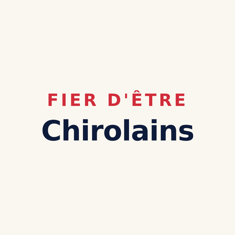 Tasse « Fier d'être Chirolains » — design pour Chirols
