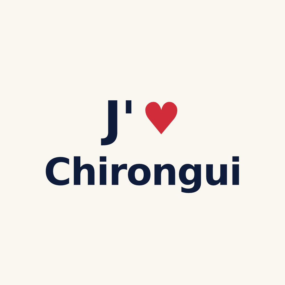 Tasse personnalisée Chirongui — design J'aime Chirongui