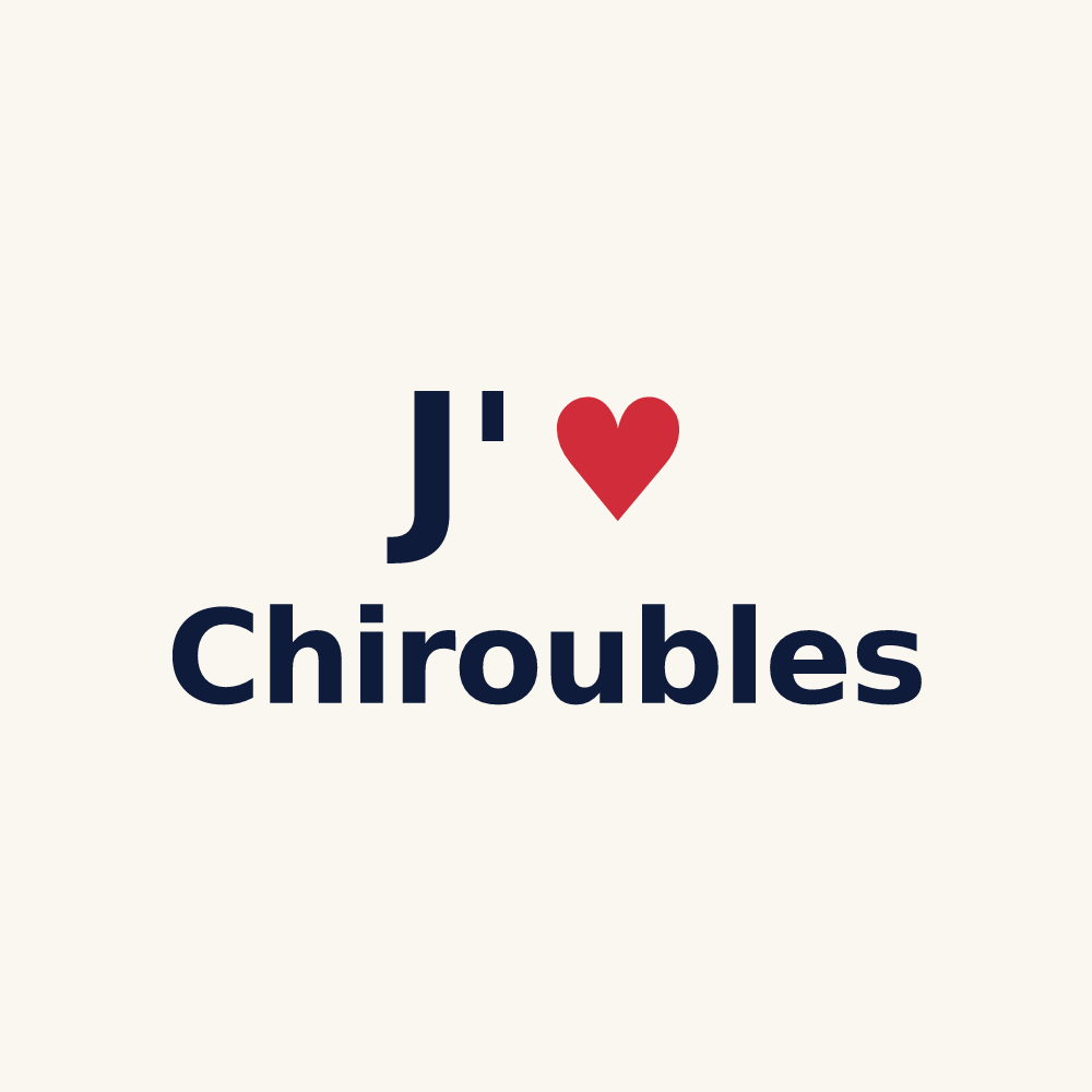 Tasse personnalisée Chiroubles — design J'aime Chiroubles