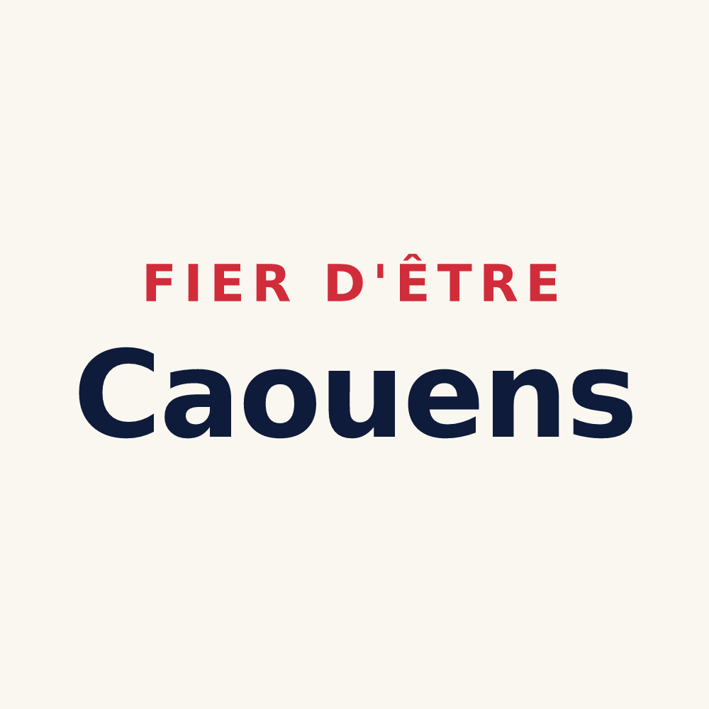 Tasse « Fier d'être Caouens » — design pour Chiry-Ourscamp