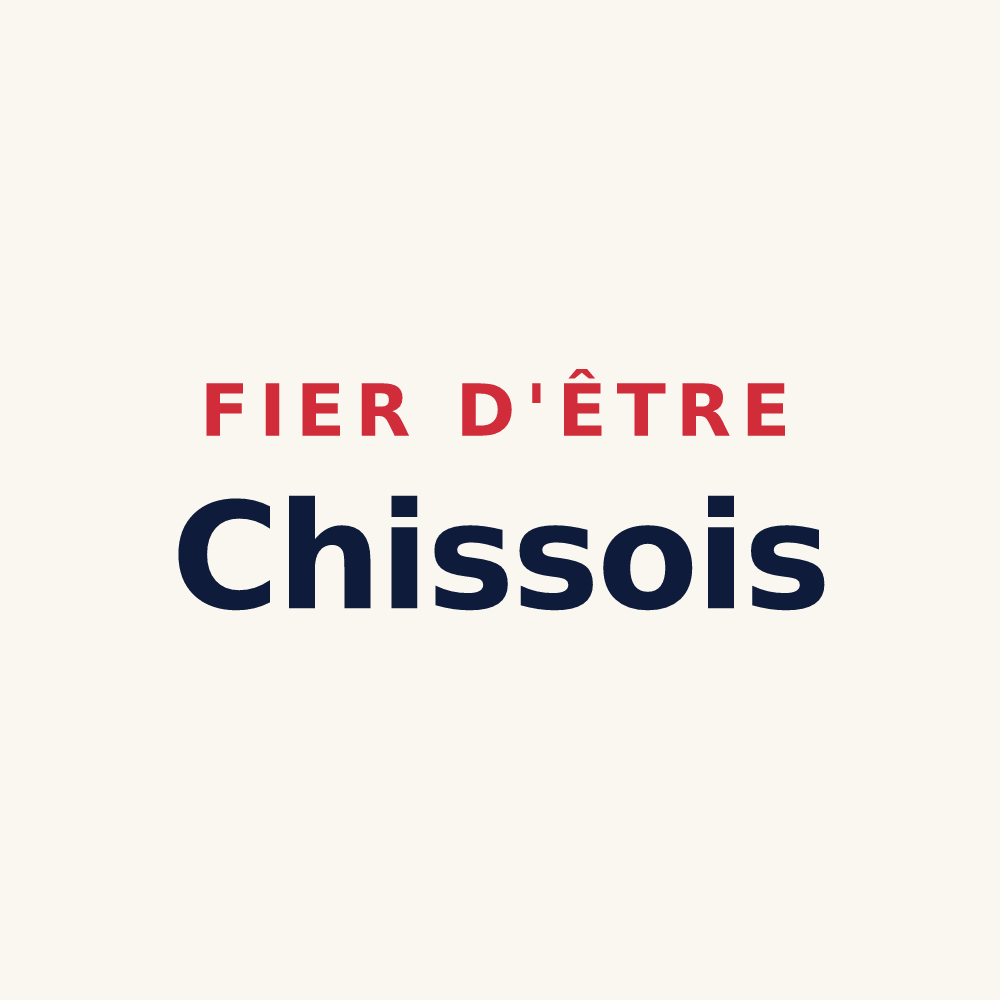Tasse « Fier d'être Chissois » — design pour Chis