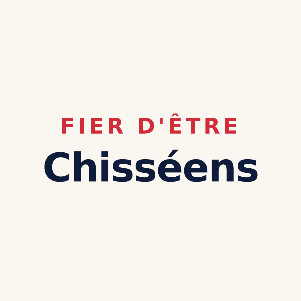 Tasse « Fier d'être Chisséens » — design pour Chissay-en-Touraine