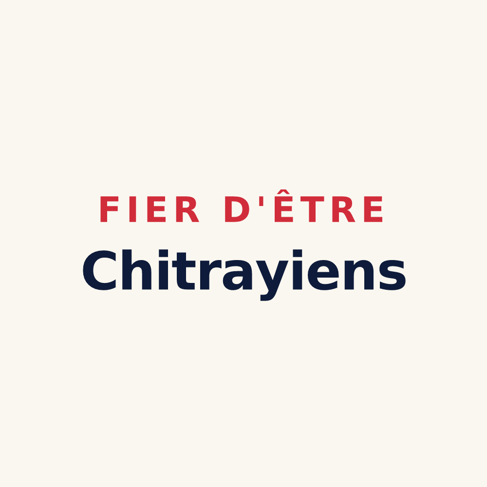 Tasse « Fier d'être Chitrayiens » — design pour Chitray