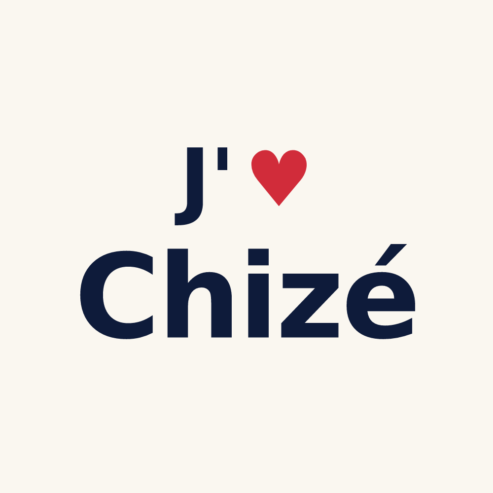 Tasse personnalisée Chizé — design J'aime Chizé