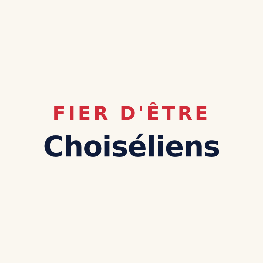Tasse « Fier d'être Choiséliens » — design pour Choisel