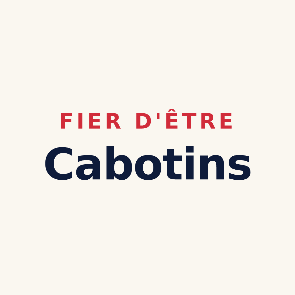 Tasse « Fier d'être Cabotins » — design pour Choisey