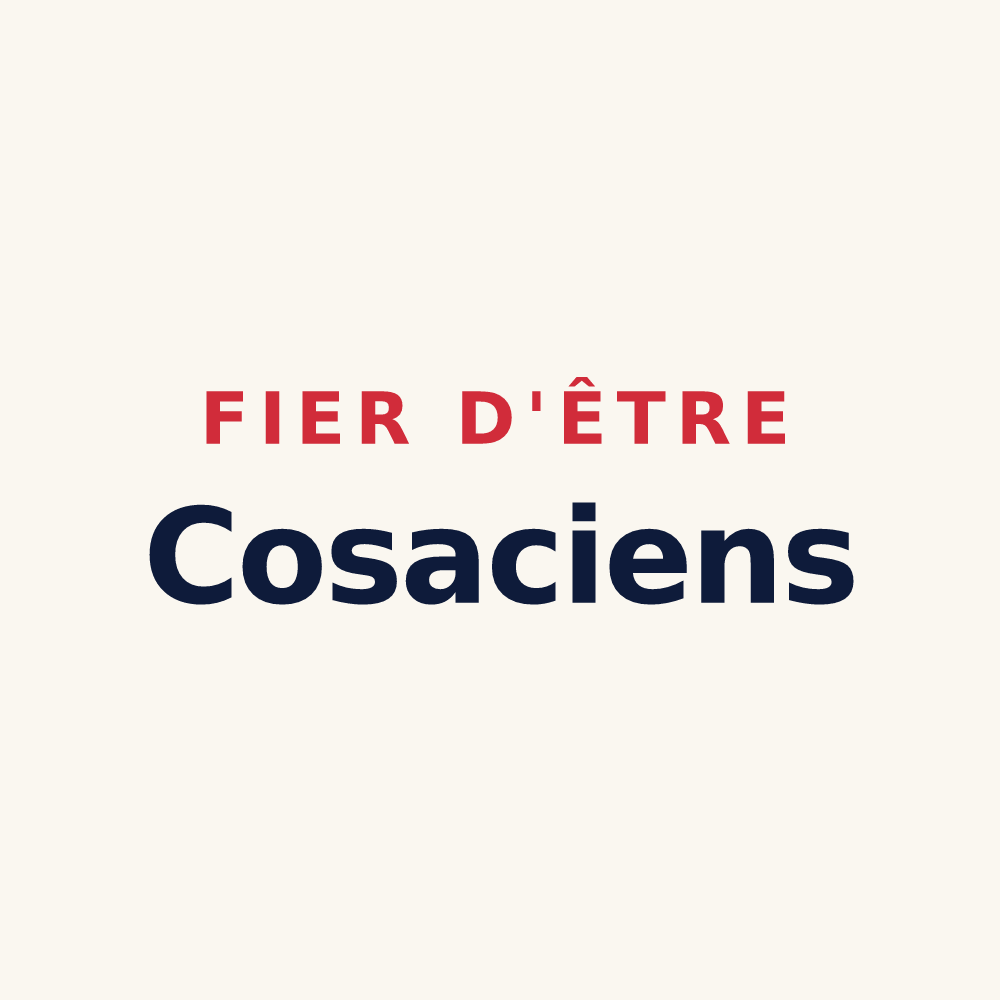 Tasse « Fier d'être Cosaciens » — design pour Choisy-au-Bac