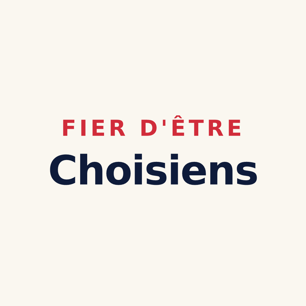 Tasse « Fier d'être Choisiens » — design pour Choisy-la-Victoire