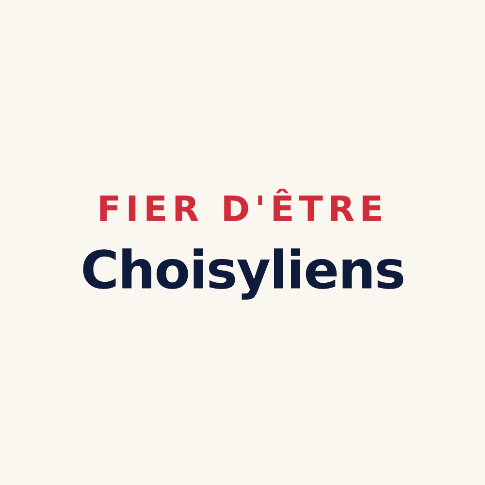 Tasse « Fier d'être Choisyliens » — design pour Choisy