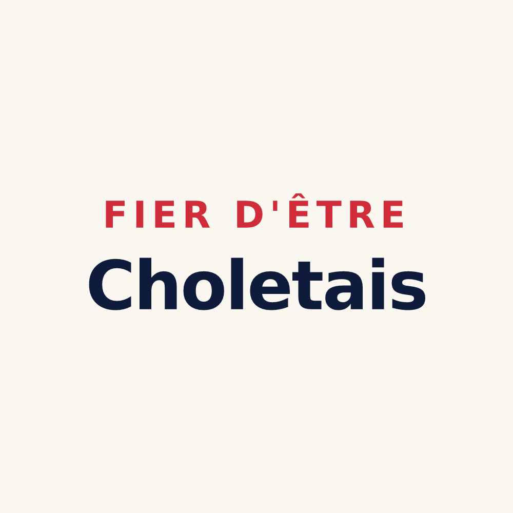 Tasse « Fier d'être Choletais » — design pour Cholet