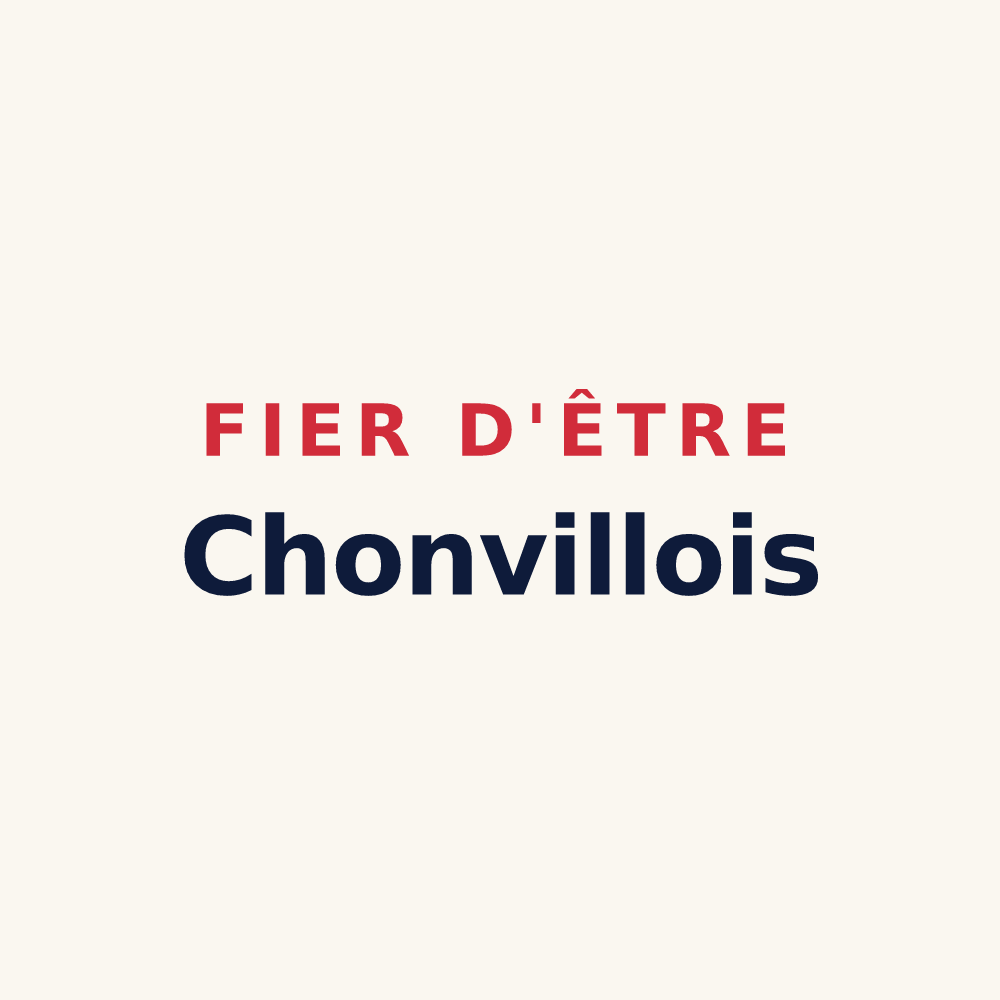 Tasse « Fier d'être Chonvillois » — design pour Chonville-Malaumont