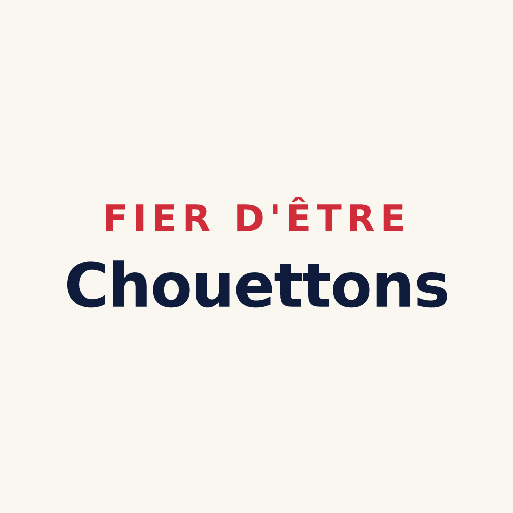 Tasse « Fier d'être Chouettons » — design pour Choue