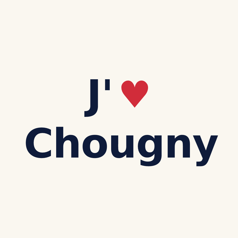 Tasse personnalisée Chougny — design J'aime Chougny