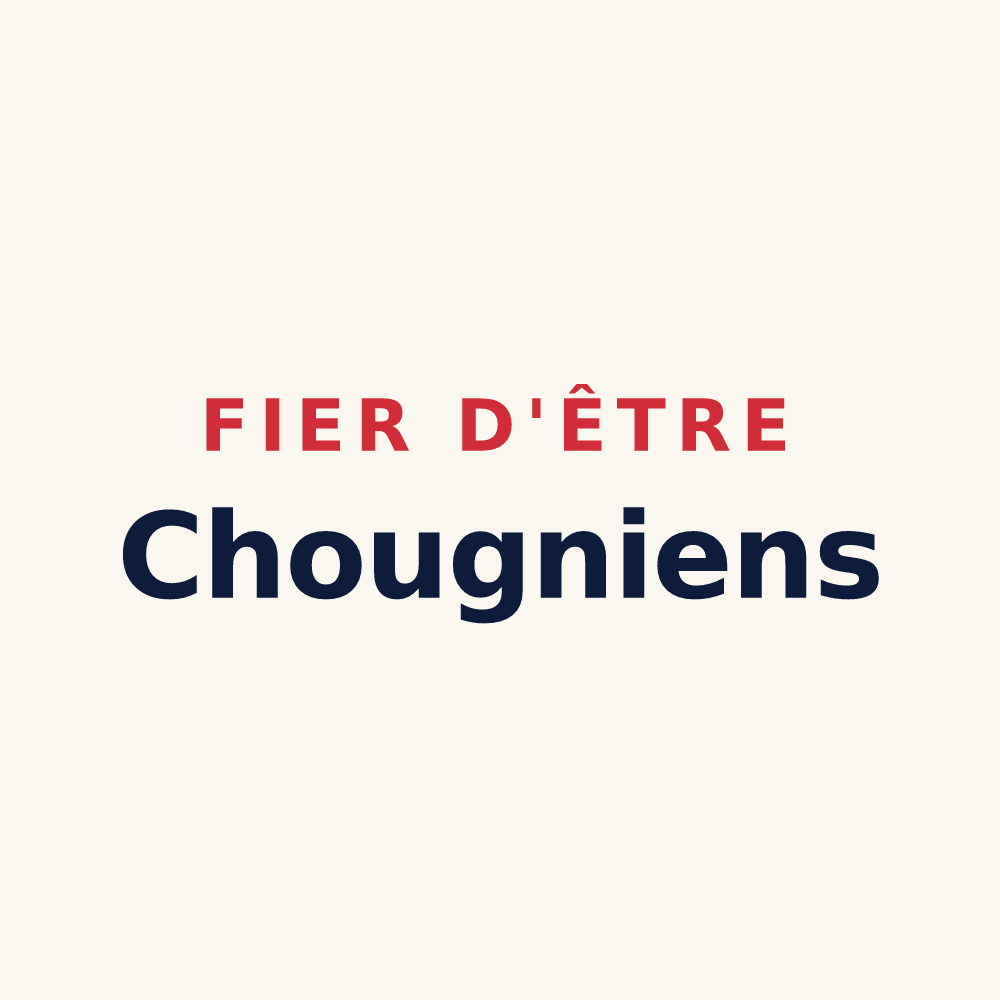 Tasse « Fier d'être Chougniens » — design pour Chougny