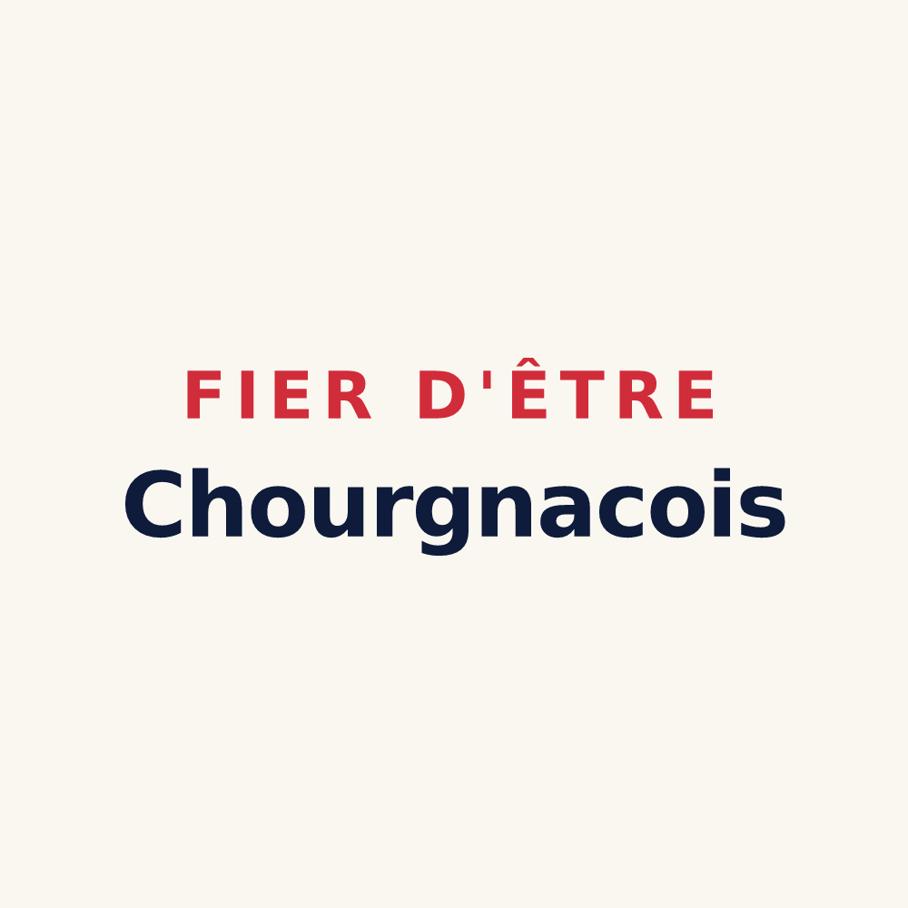Tasse « Fier d'être Chourgnacois » — design pour Chourgnac
