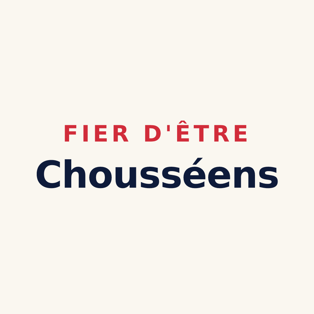 Tasse « Fier d'être Chousséens » — design pour Choussy