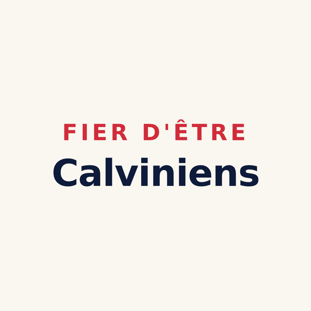 Tasse « Fier d'être Calviniens » — design pour Chouvigny