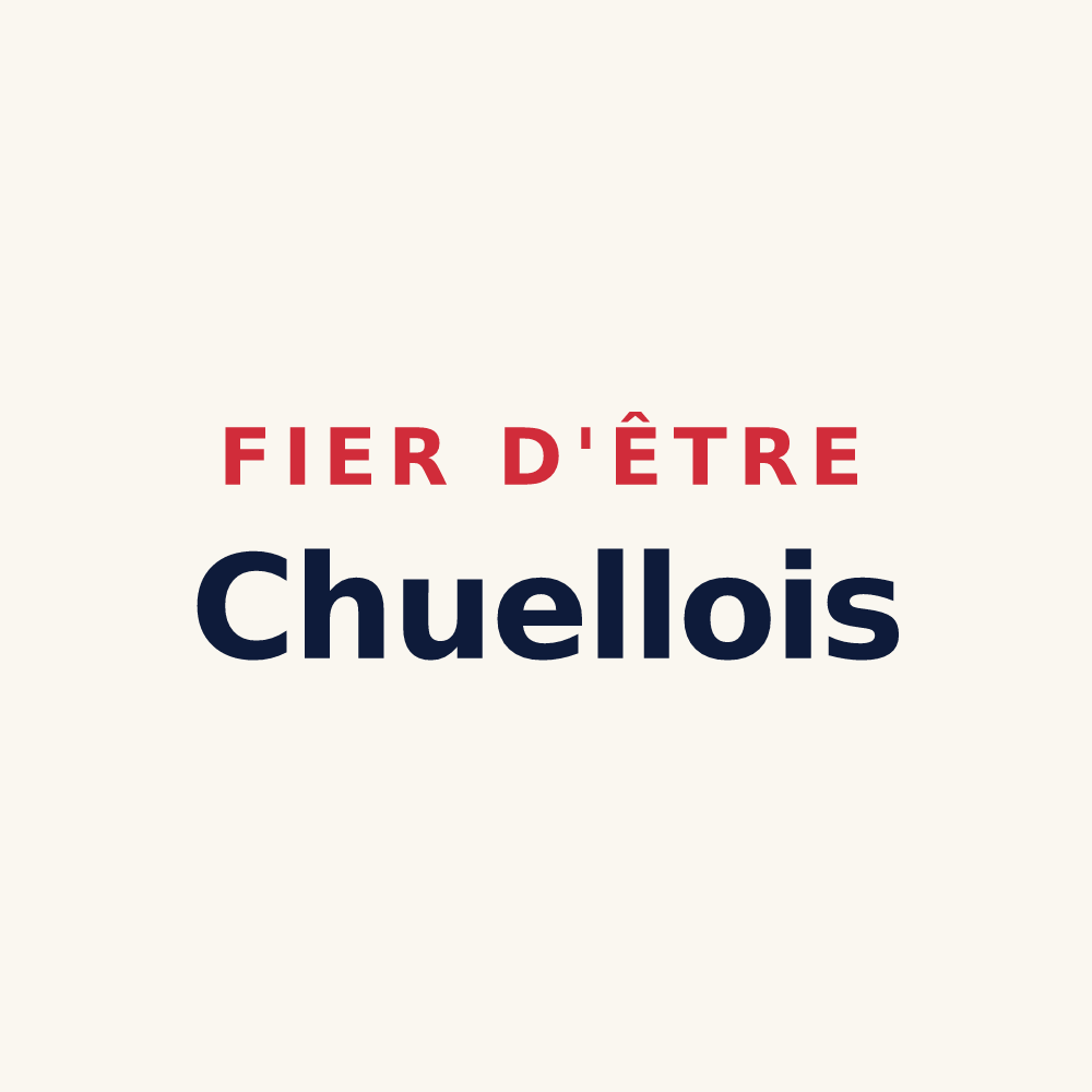 Tasse « Fier d'être Chuellois » — design pour Chuelles