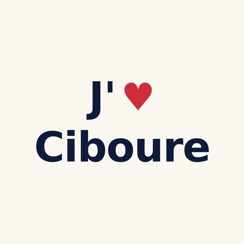 Tasse personnalisée Ciboure — design J'aime Ciboure