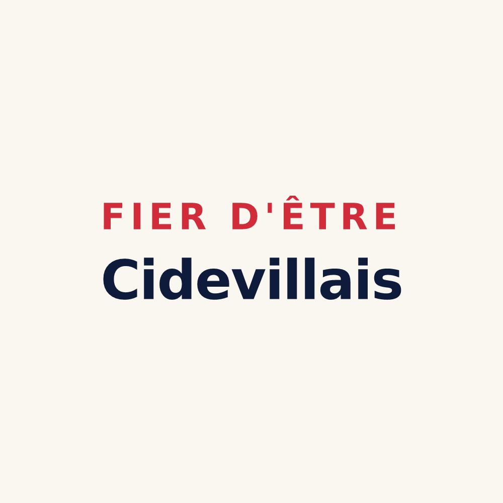 Tasse « Fier d'être Cidevillais » — design pour Cideville