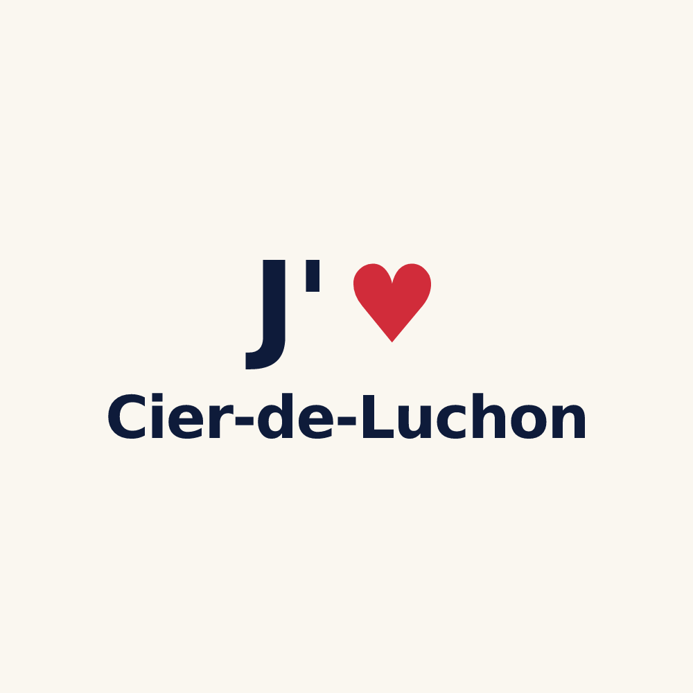 Tasse personnalisée Cier-de-Luchon — design J'aime Cier-de-Luchon