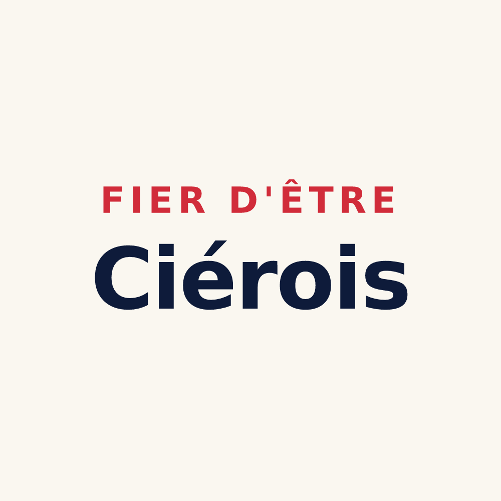 Tasse « Fier d'être Ciérois » — design pour Cier-de-Rivière