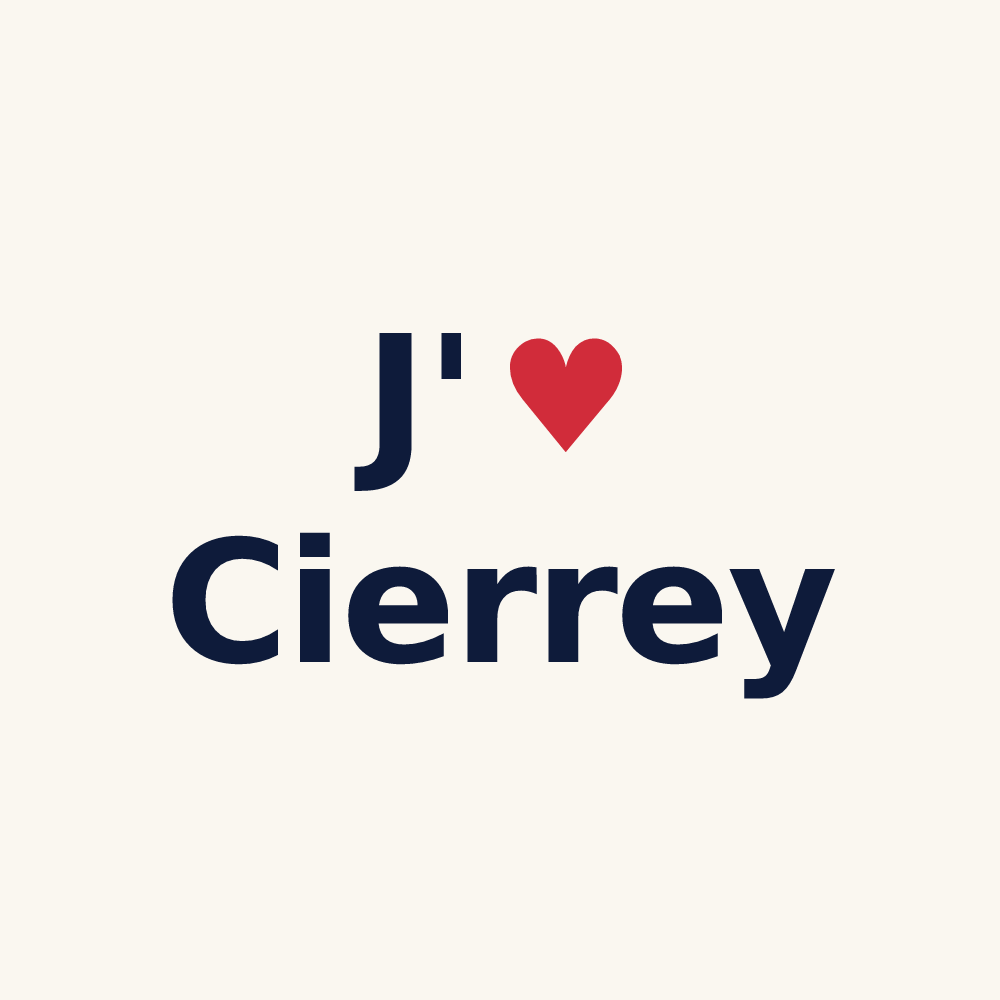 Tasse personnalisée Cierrey — design J'aime Cierrey