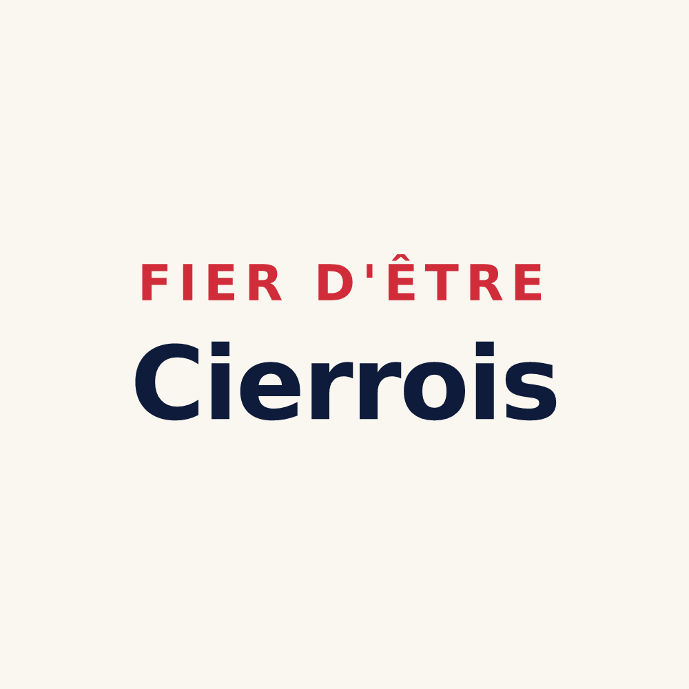 Tasse « Fier d'être Cierrois » — design pour Cierrey