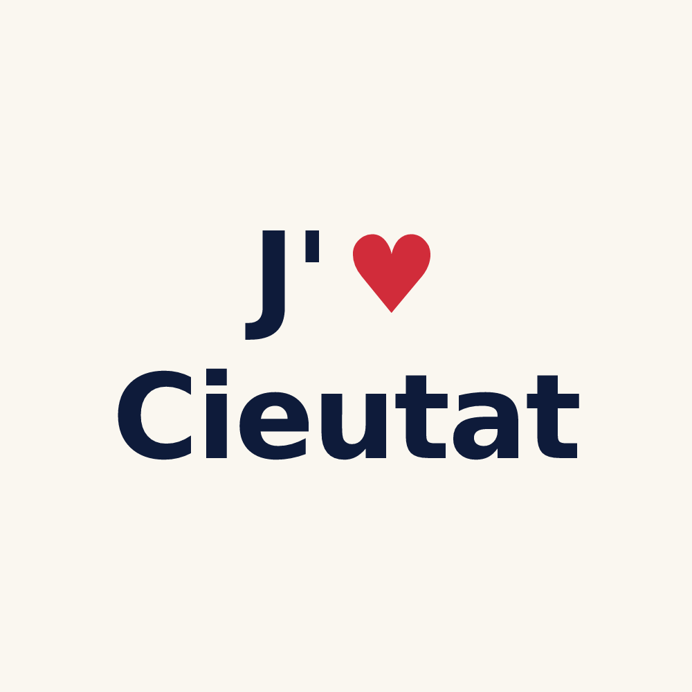 Tasse personnalisée Cieutat — design J'aime Cieutat
