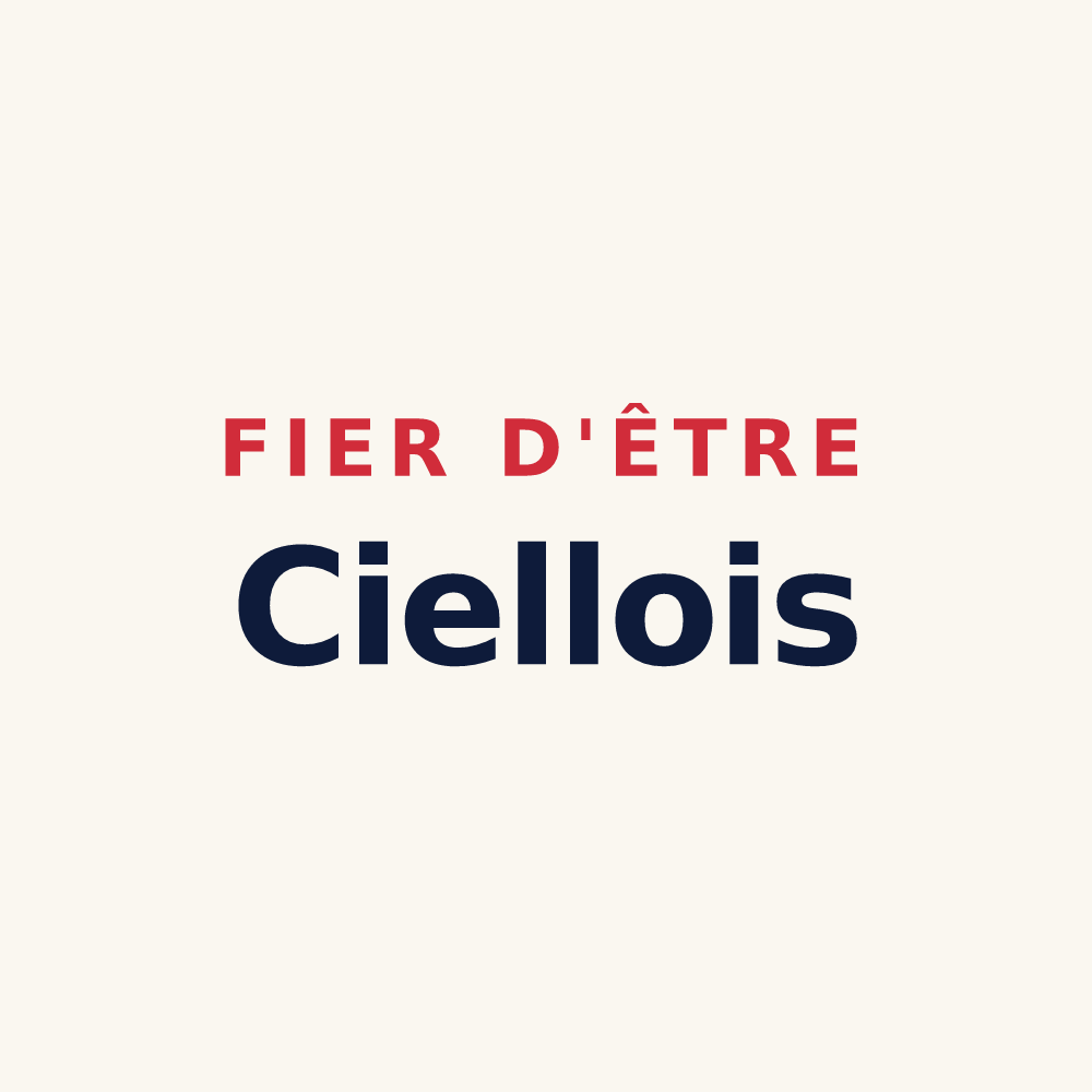 Tasse « Fier d'être Ciellois » — design pour Cieux