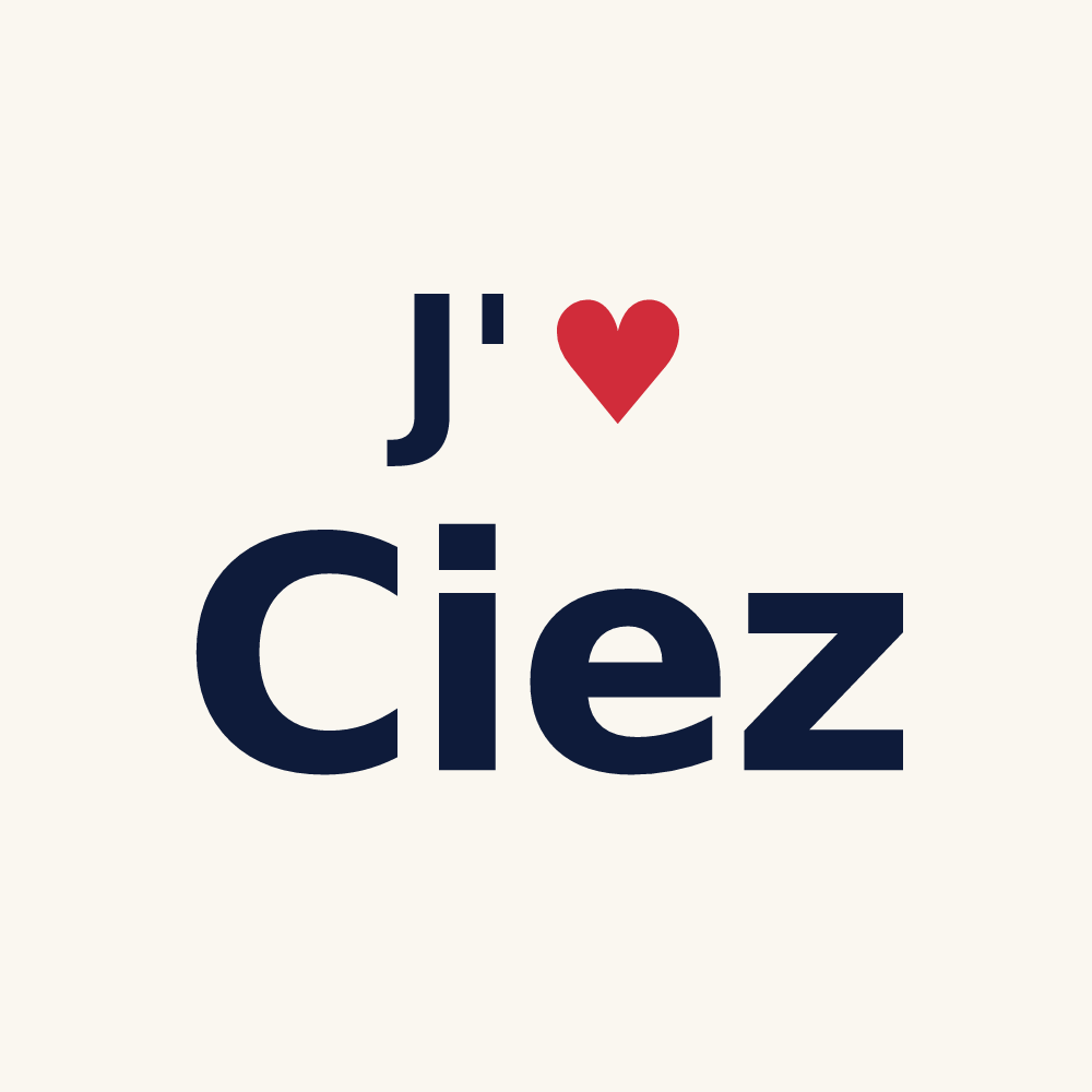 Tasse personnalisée Ciez — design J'aime Ciez