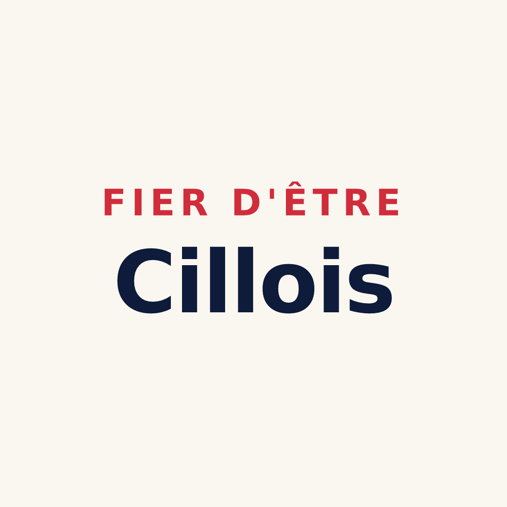 Tasse « Fier d'être Cillois » — design pour Cilly