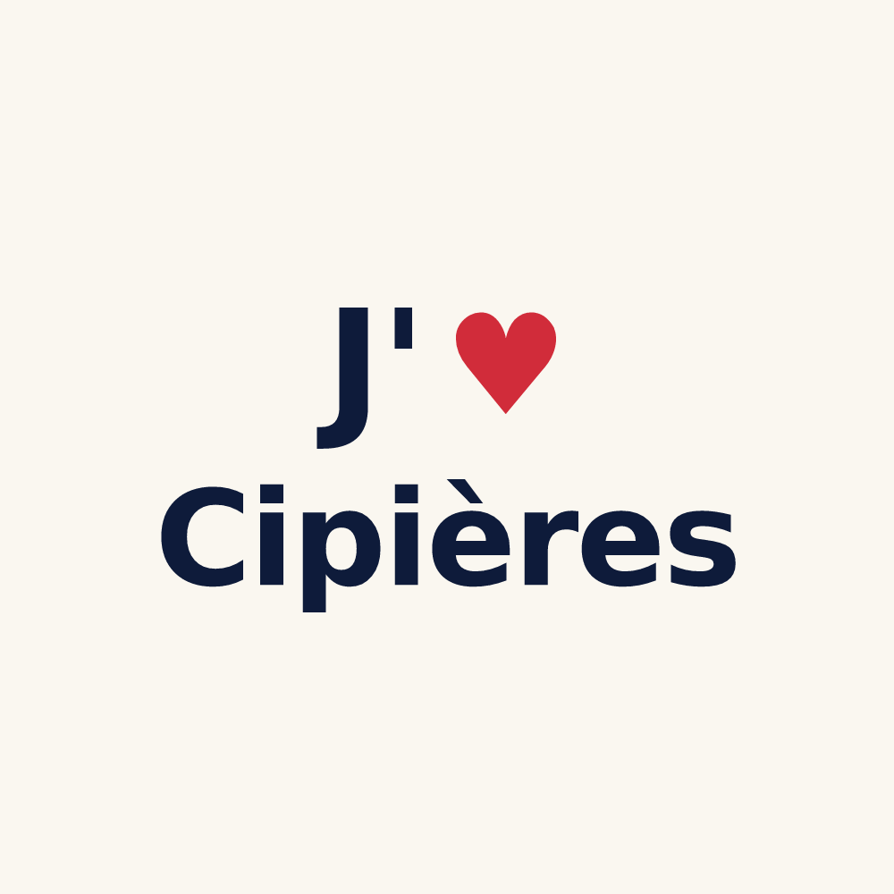 Tasse personnalisée Cipières — design J'aime Cipières