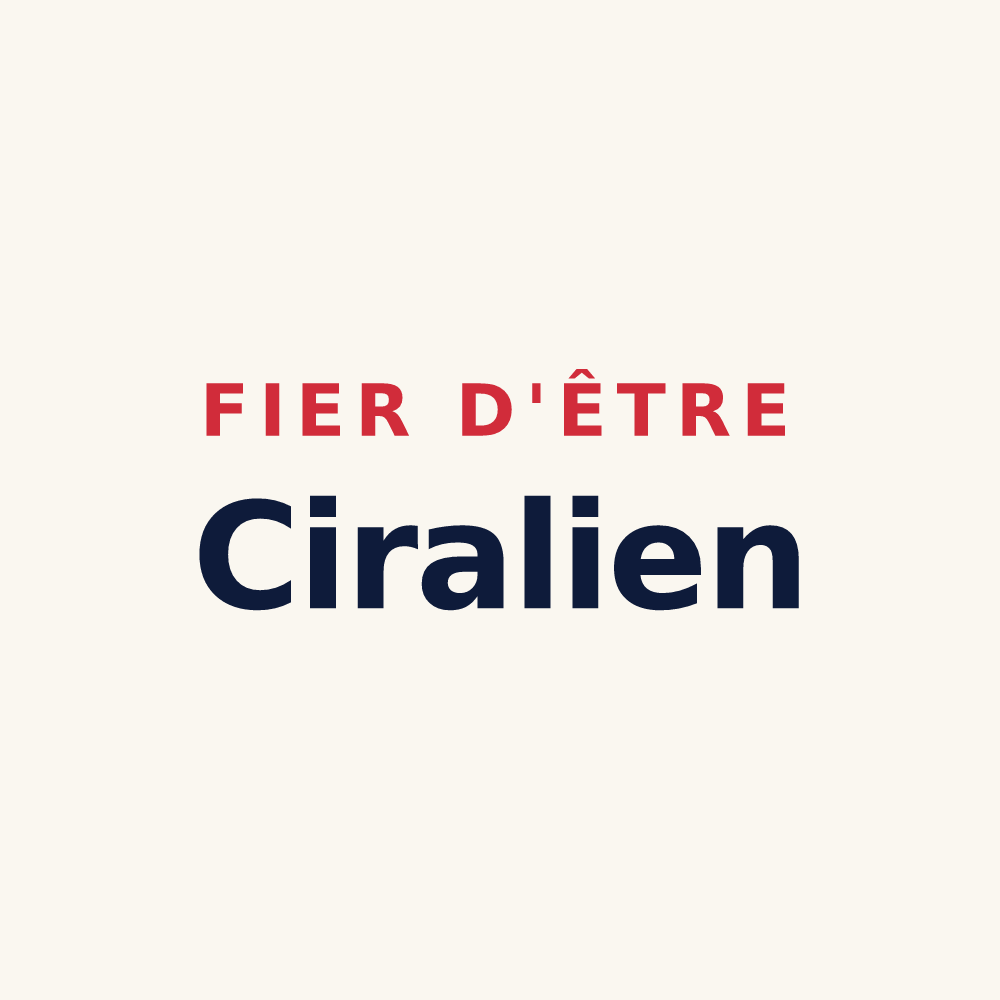 Tasse « Fier d'être Ciralien » — design pour Ciral