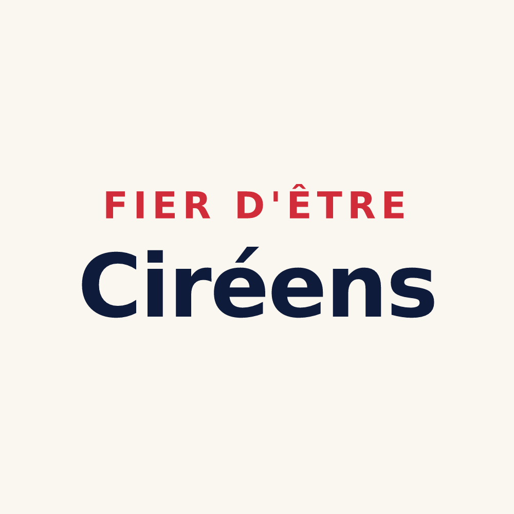 Tasse « Fier d'être Ciréens » — design pour Ciré-d'Aunis