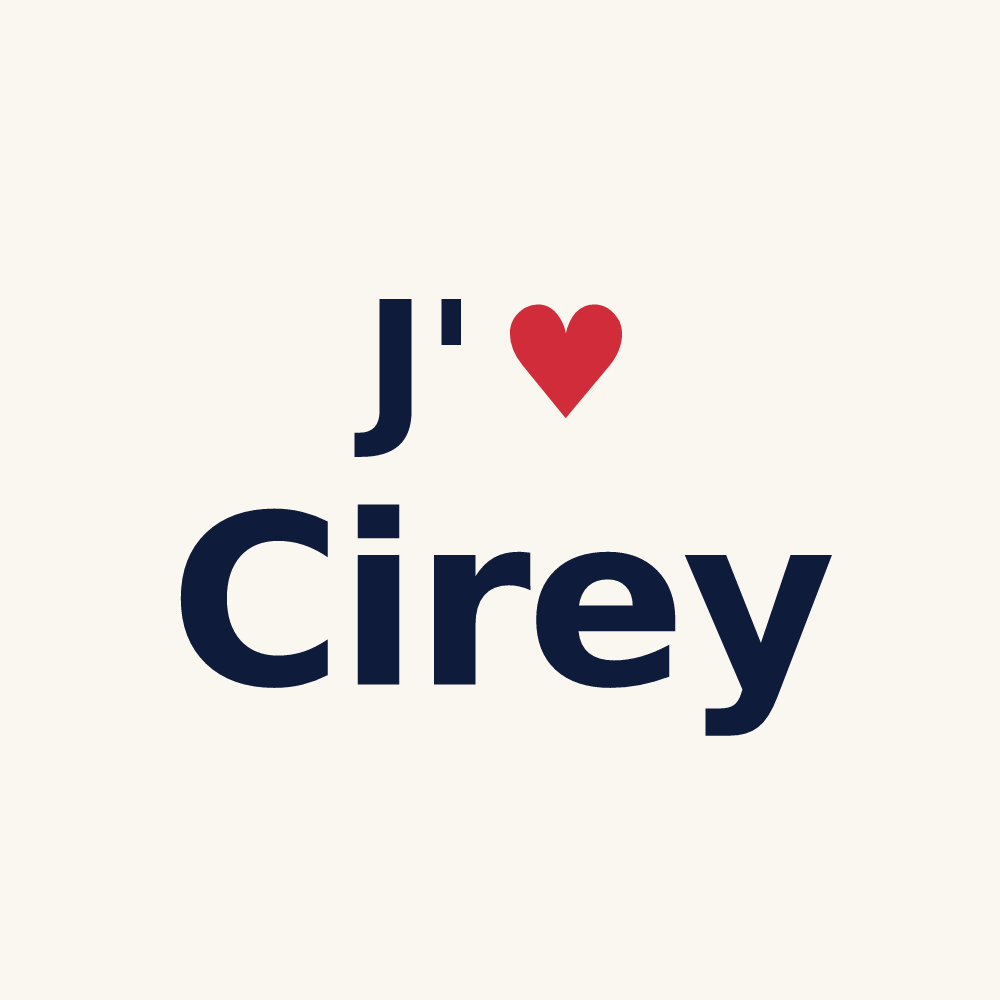 Tasse personnalisée Cirey — design J'aime Cirey