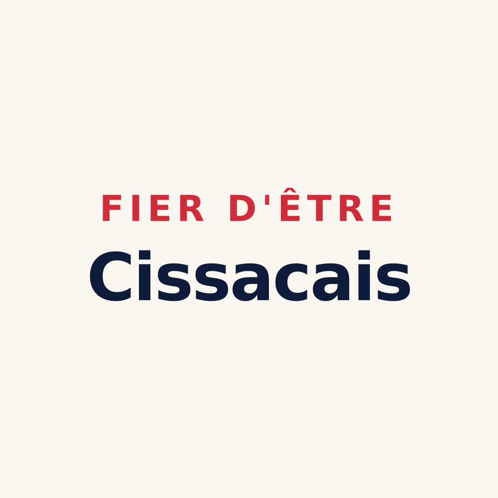 Tasse « Fier d'être Cissacais » — design pour Cissac-Médoc