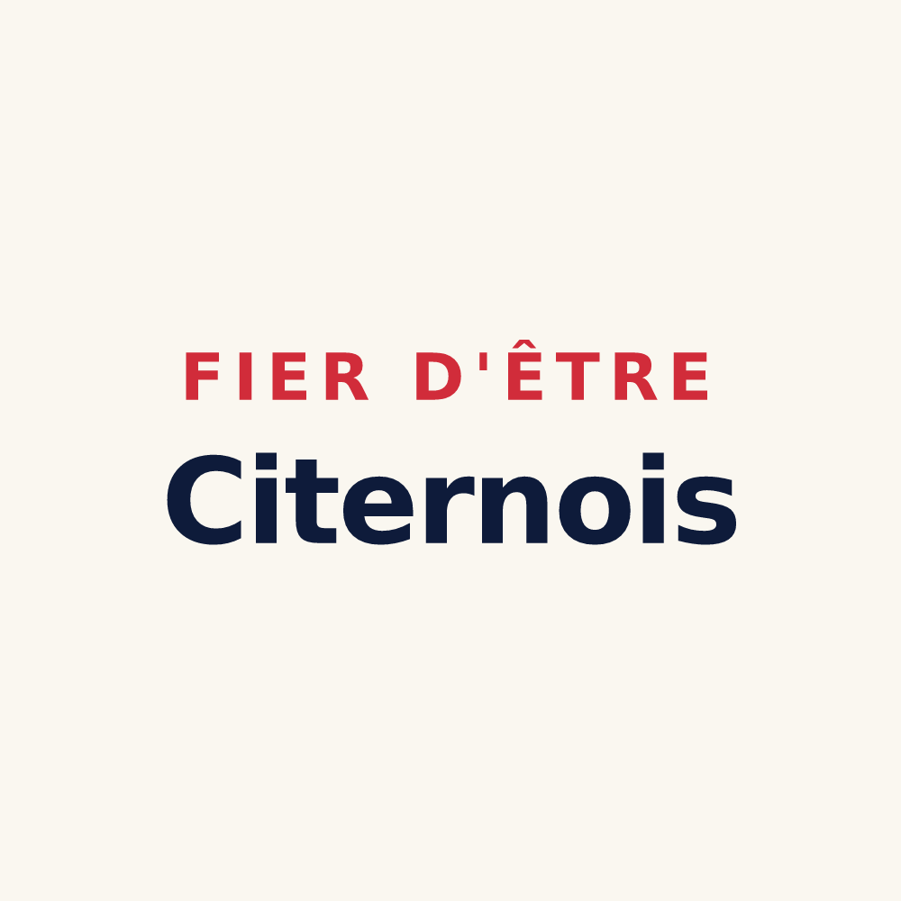 Tasse « Fier d'être Citernois » — design pour Citerne