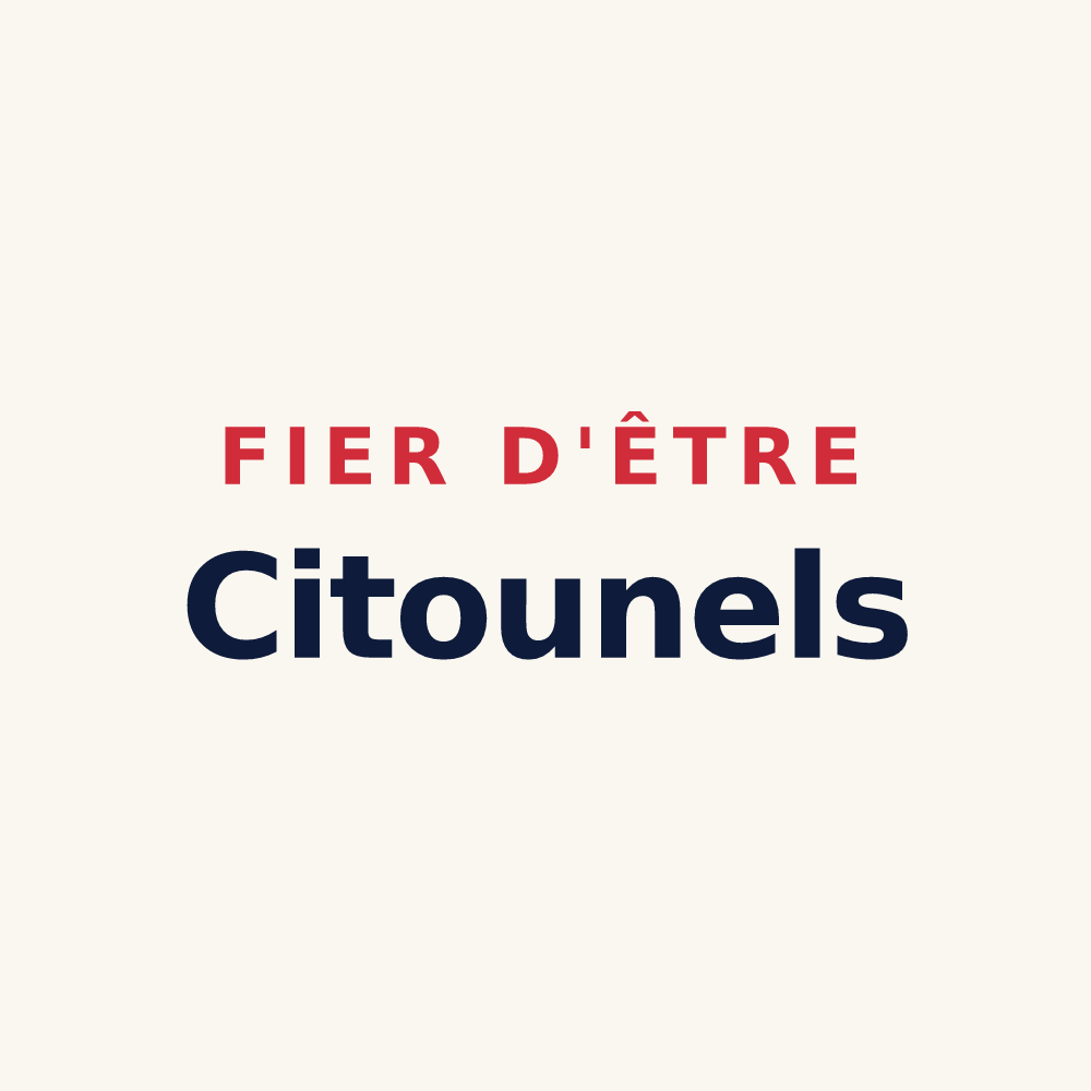 Tasse « Fier d'être Citounels » — design pour Citou