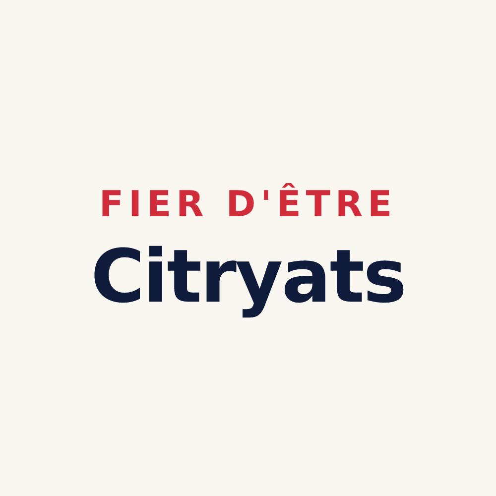 Tasse « Fier d'être Citryats » — design pour Citry