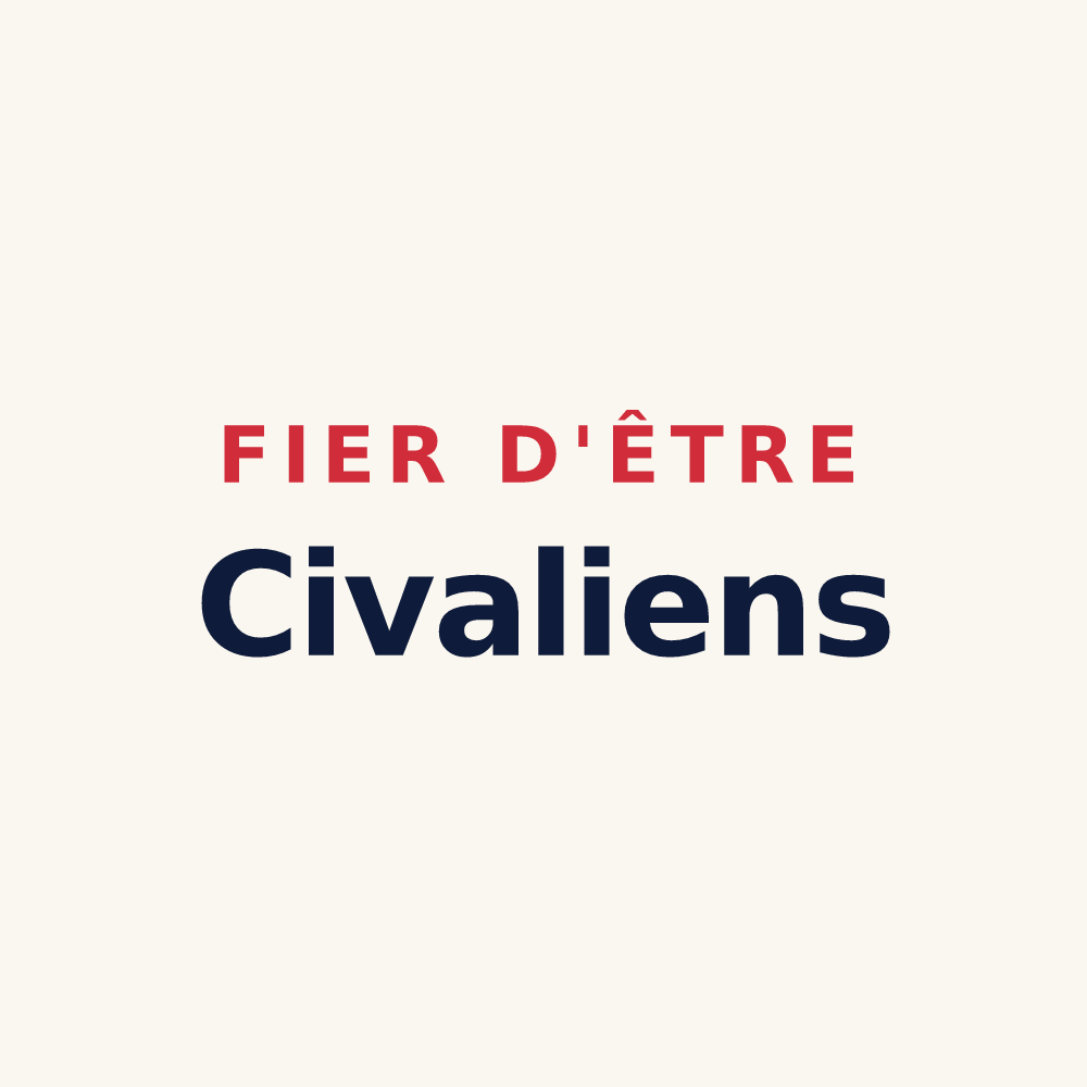 Tasse « Fier d'être Civaliens » — design pour Civaux