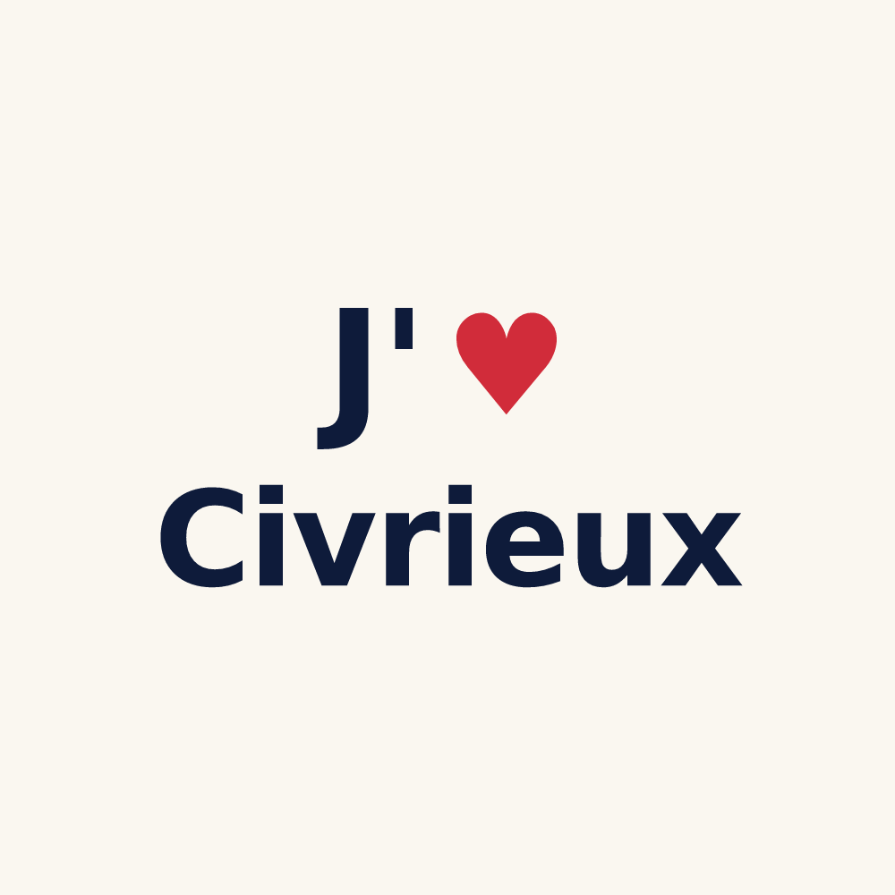 Tasse personnalisée Civrieux — design J'aime Civrieux